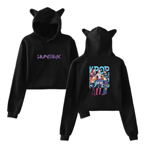 Kpop Demon Hunters Cropped Hoodie #13