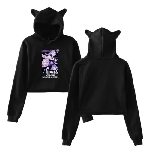Kpop Demon Hunters Cropped Hoodie #3