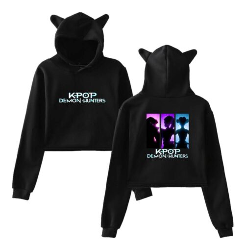 Kpop Demon Hunters Cropped Hoodie #9